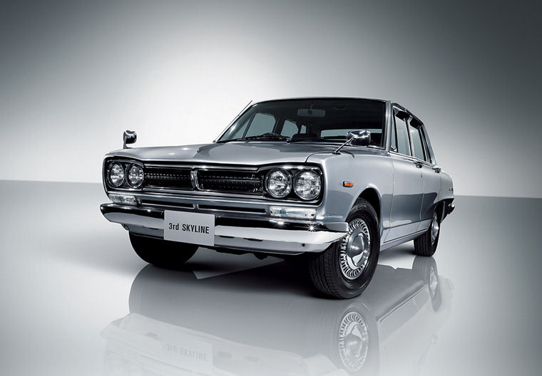 3rd Generation Nissan Skyline: 1968 Nissan Skyline 1500 Sedan (C10) Picture